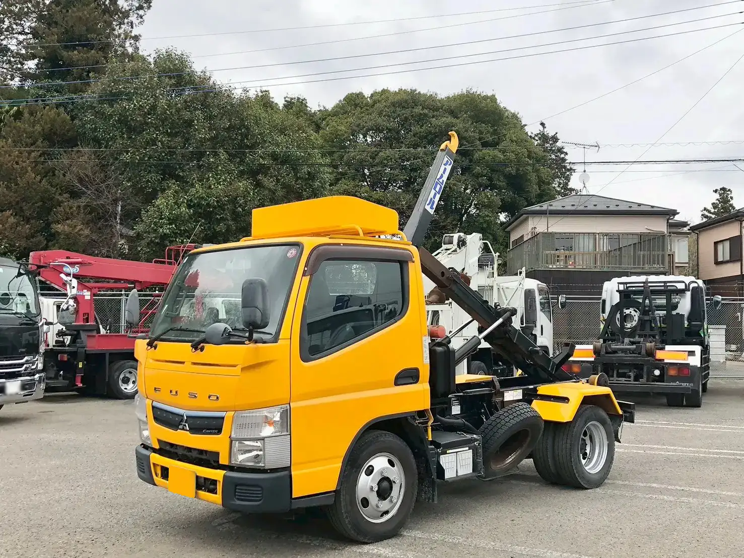 三菱 キャンター 小型 アームロール ツインホイスト TPG-FBA50 の中古トラック【車両No.185618】