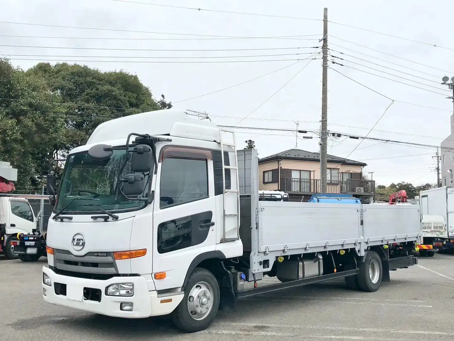 日産UD コンドル 中型/増トン 平ボディ アルミブロック エアサス の中古トラック【車両No.185641】