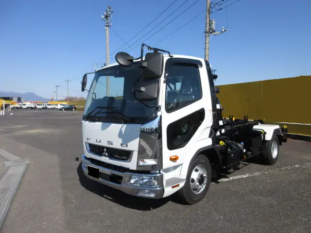 三菱 ファイター 中型/増トン アームロール ツインホイスト 2KG-FK72F の中古トラック【車両No.185810】