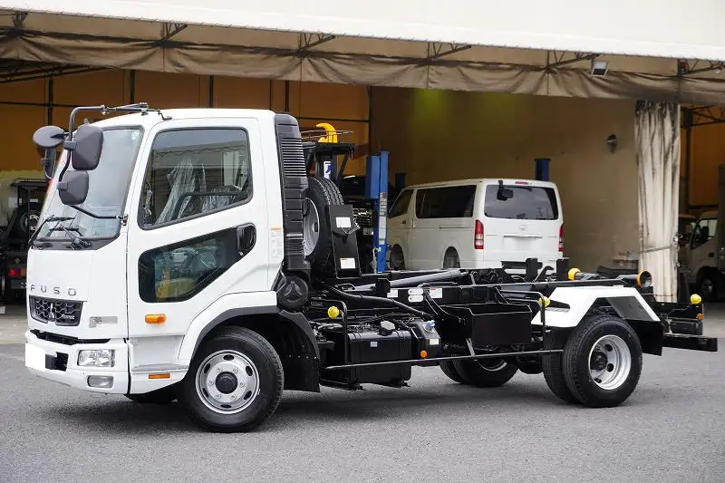 三菱 ファイター 中型/増トン アームロール ツインホイスト 2KG-FK72F の中古トラック【車両No.185923】