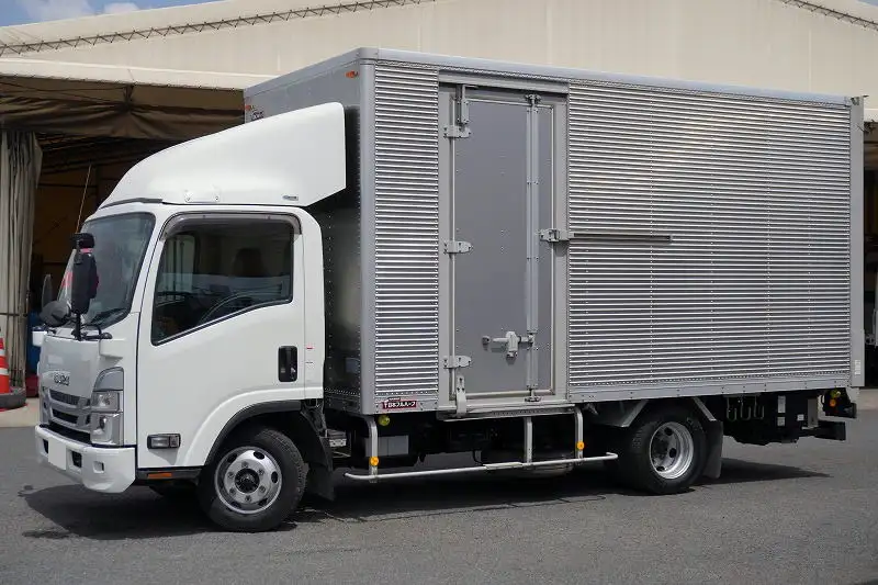 いすゞ エルフ 小型 アルミバン パワーゲート サイドドア の中古トラック【車両No.185864】