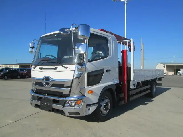 日野 レンジャー 中型/増トン 車両重機運搬 4段クレーン ラジコン の中古トラック【車両No.186008】