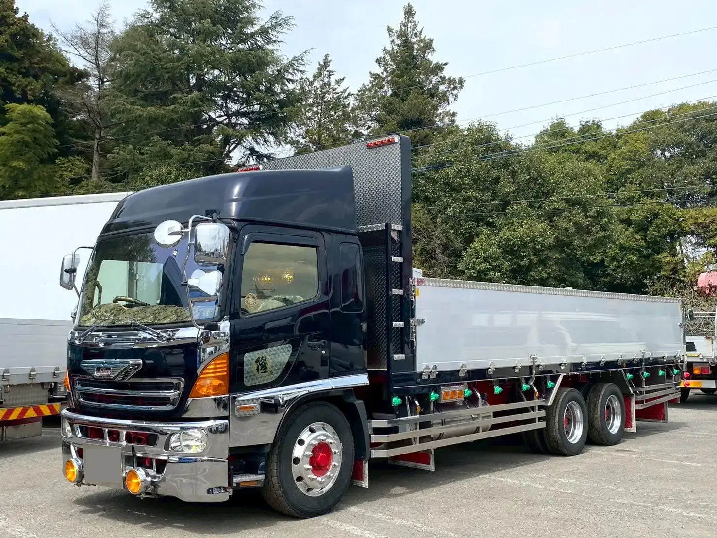 日野 レンジャー 中型/増トン 平ボディ 床鉄板 アルミブロック の中古トラック【車両No.186085】
