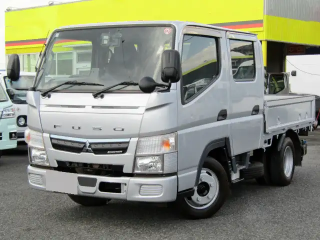三菱 キャンター 小型 平ボディ Wキャブ 床鉄板 の中古トラック【車両No.186119】