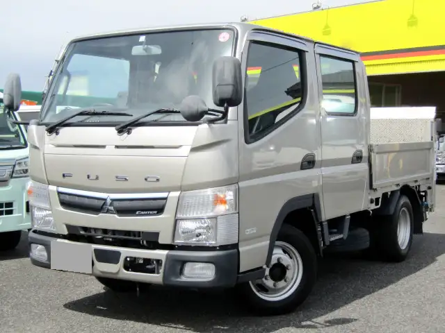 三菱 キャンター 小型 平ボディ Wキャブ パワーゲート の中古トラック【車両No.186116】