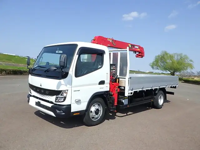 三菱 キャンター 小型 クレーン付 アルミブロック 4段 の中古トラック【車両No.186158】