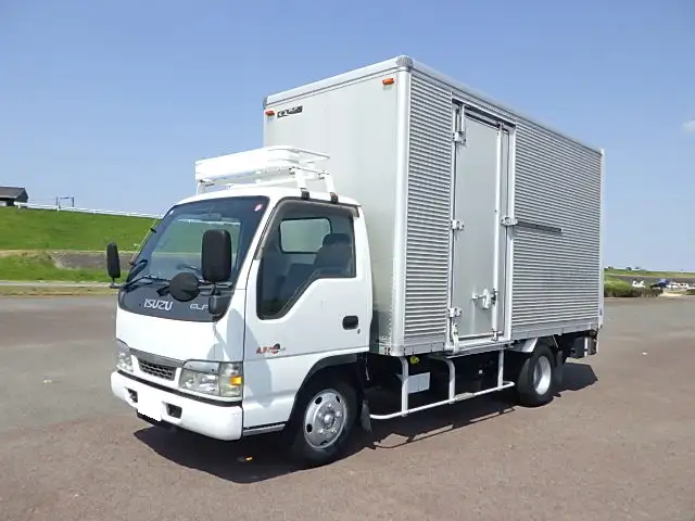 いすゞ エルフ 小型 アルミバン パワーゲート サイドドア の中古トラック【車両No.186160】