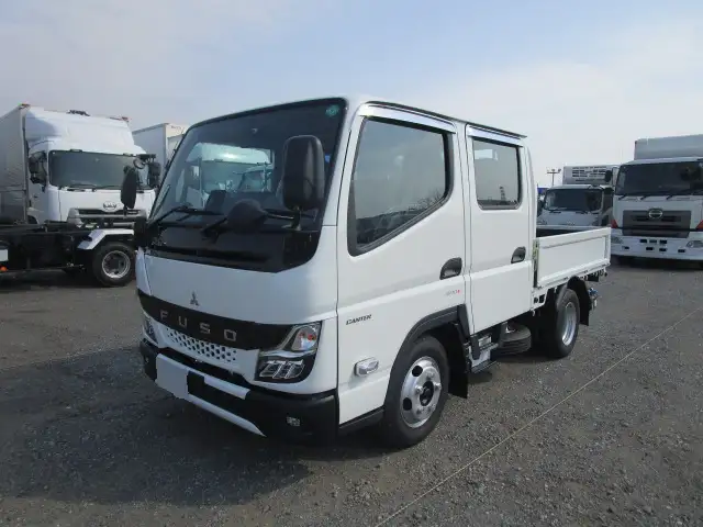 三菱 キャンター 小型 平ボディ Wキャブ 2RG-FBA20 の中古トラック【車両No.186295】