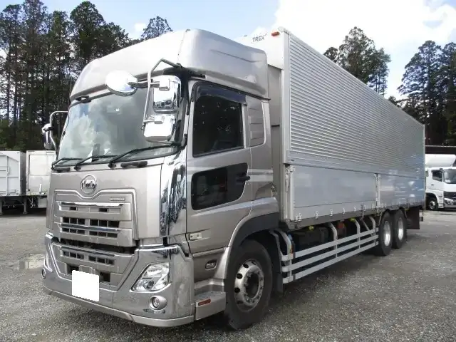 日産UD クオン 大型 ウイング ハイルーフ 床鉄板 の中古トラック【車両No.186408】