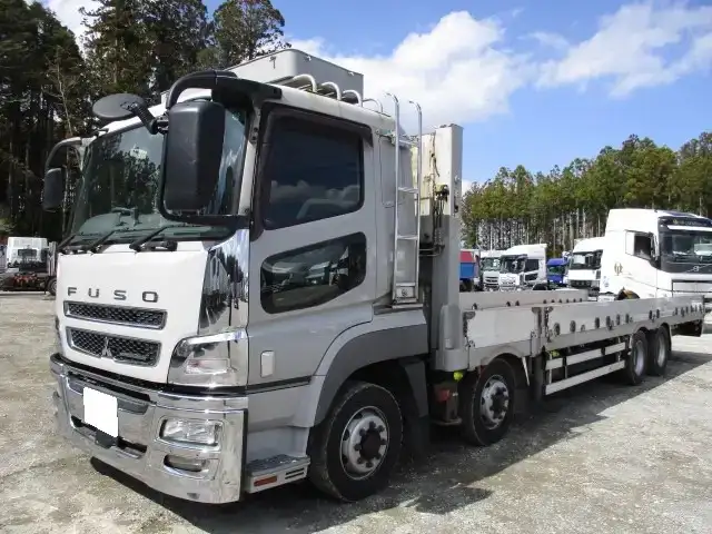 三菱 スーパーグレート 大型 車両重機運搬 ウインチ ベッド の中古トラック【車両No.186411】