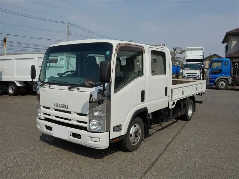 いすゞ エルフ 小型 平ボディ Wキャブ 床鉄板 の中古トラック【車両No.186457】