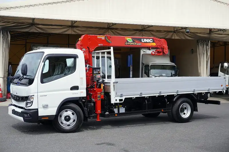 三菱 キャンター 小型 クレーン付 アルミブロック 5段 の中古トラック【車両No.186430】