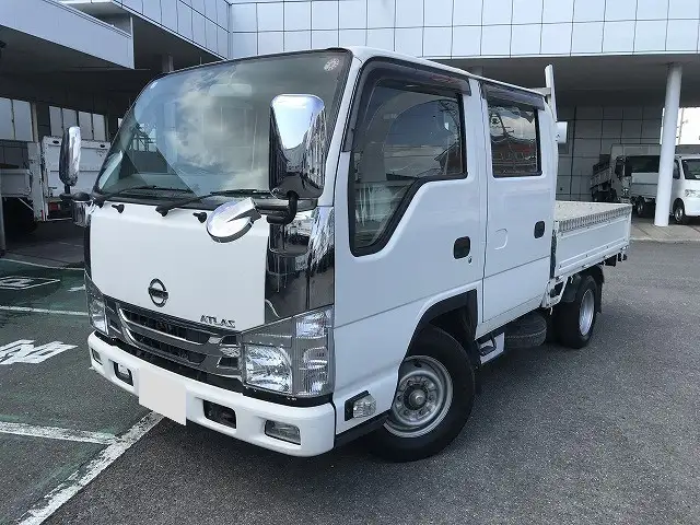 日産 アトラス 小型 平ボディ Wキャブ 床鉄板 の中古トラック【車両No.186504】