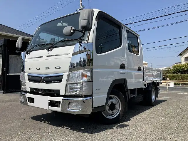 三菱 キャンター 小型 平ボディ Wキャブ TPG-FBA00 の中古トラック【車両No.186513】