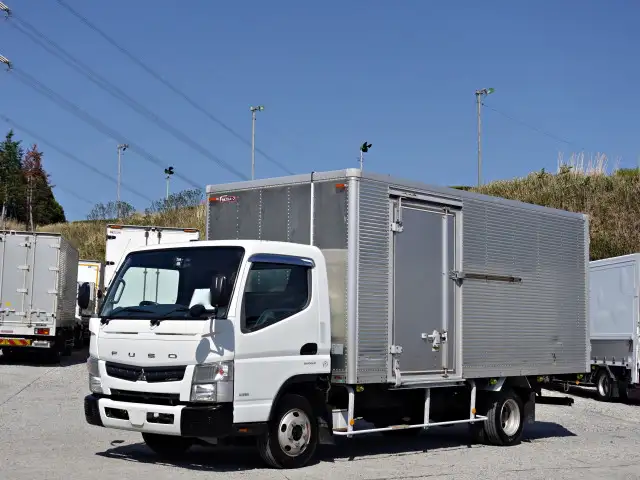 三菱 キャンター 小型 アルミバン サイドドア SKG-FEB50 の中古トラック【車両No.186584】