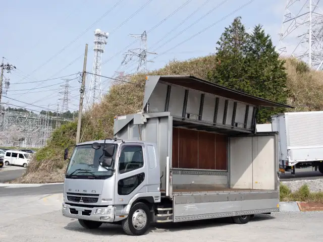 三菱 ファイター 中型/増トン ウイング ベッド PJ-FK62FZ の中古トラック【車両No.186606】