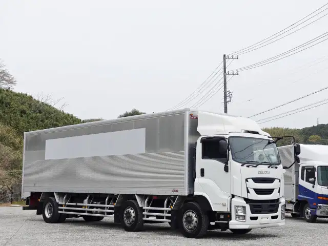 いすゞ ギガ 大型 アルミバン エアサス QKG-CYE77BZ の中古トラック【車両No.186594】