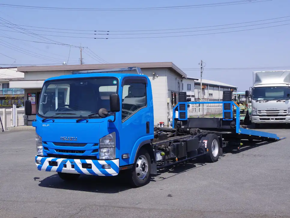 いすゞ エルフ 小型 車両重機運搬 ラジコン ウインチ の中古トラック【車両No.186547】
