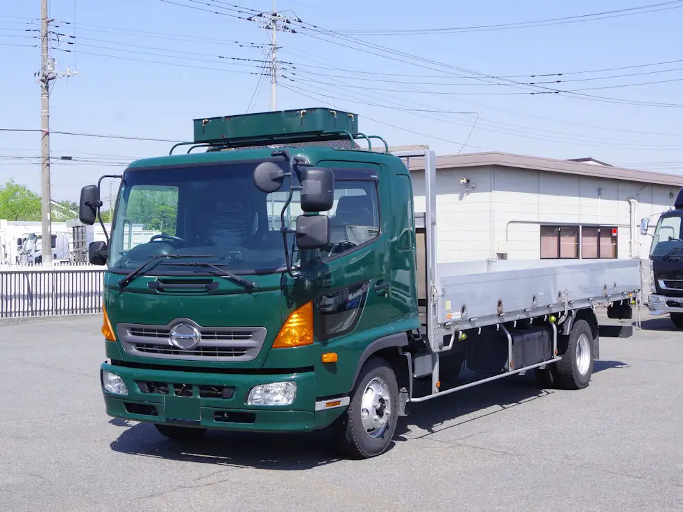 日野 レンジャー 中型/増トン 平ボディ アルミブロック ベッド の中古トラック【車両No.186538】