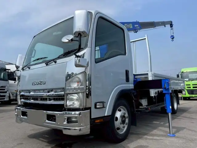 いすゞ エルフ 小型 クレーン付 4段 ラジコン の中古トラック【車両No.186459】
