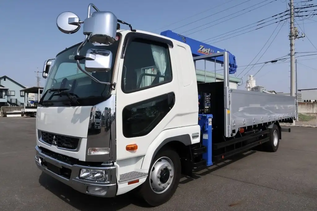 三菱 ファイター 中型/増トン クレーン付 アルミブロック 5段 の中古トラック【車両No.186715】