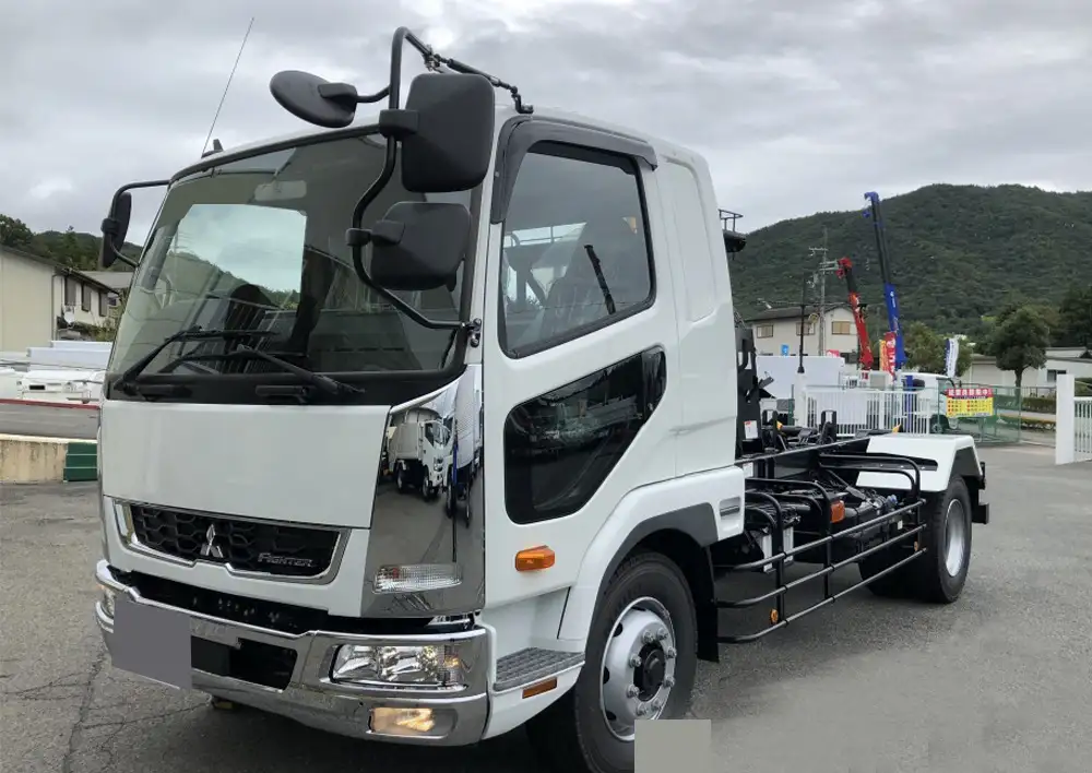 三菱 ファイター 中型/増トン アームロール ツインホイスト ベッド の中古トラック【車両No.186728】