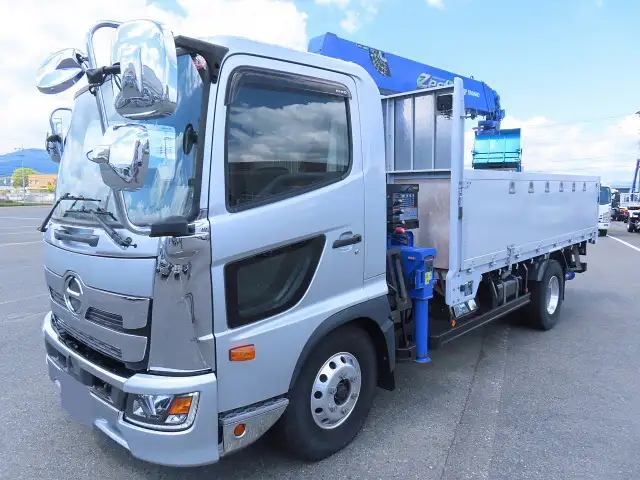 日野 レンジャー 中型/増トン クレーン付 アルミブロック 5段 の中古トラック【車両No.187031】