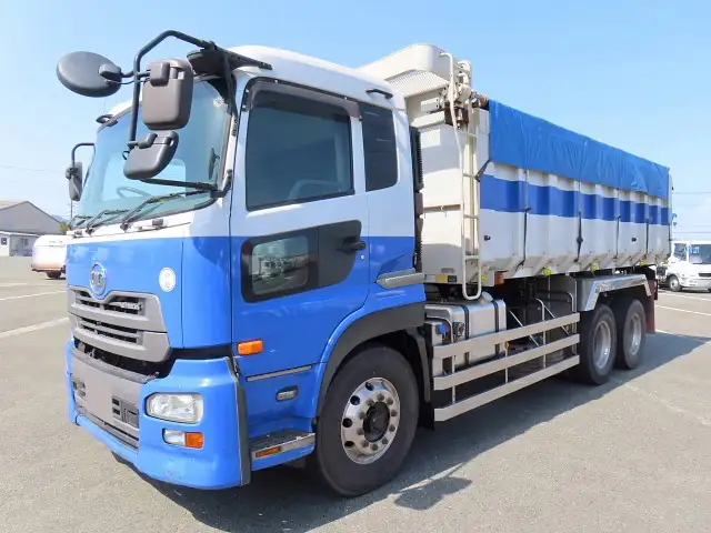 日産UD クオン 大型 ダンプ 土砂禁 コボレーン の中古トラック【車両No.187037】