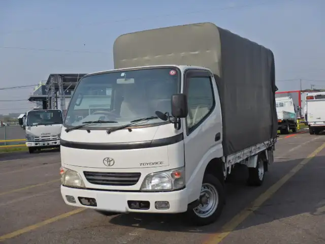 トヨタ トヨエース 小型 平ボディ 幌 床鉄板 の中古トラック【車両No.186974】