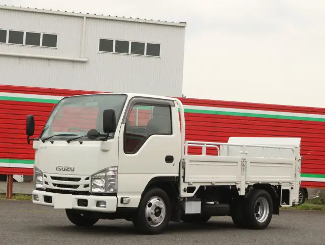 いすゞ エルフ 小型 平ボディ パワーゲート 床鉄板 の中古トラック【車両No.186873】