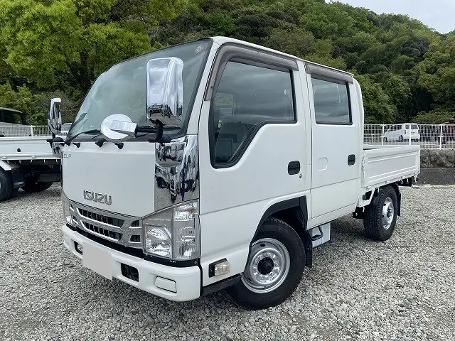 いすゞ エルフ 小型 平ボディ Wキャブ 床鉄板 の中古トラック【車両No.187089】