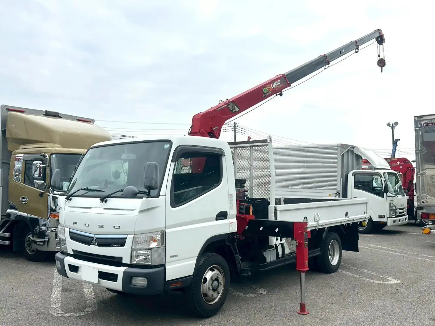 三菱 キャンター 小型 クレーン付 4段 ラジコン の中古トラック【車両No.187156】