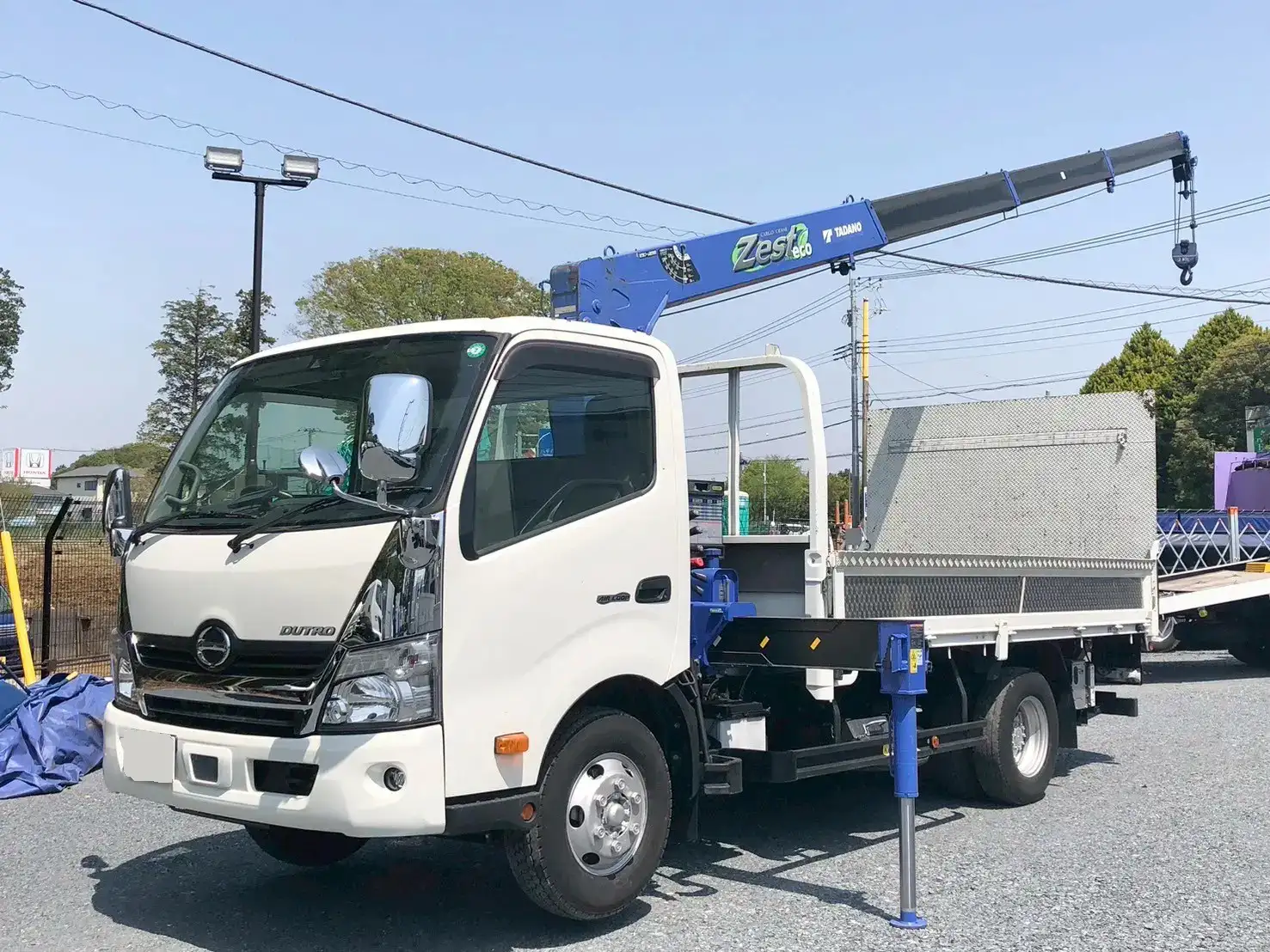 日野 デュトロ 小型 クレーン付 パワーゲート 4段 の中古トラック【車両No.187170】