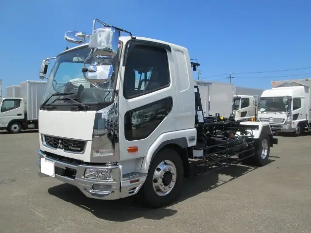 三菱 ファイター 中型/増トン アームロール ツインホイスト ベッド の中古トラック【車両No.187180】