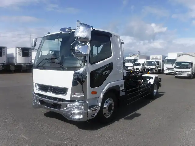 三菱 ファイター 中型/増トン アームロール ツインホイスト ベッド の中古トラック【車両No.187167】