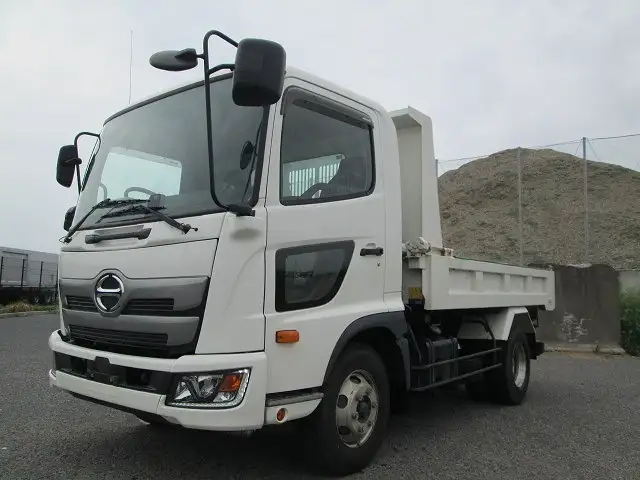 日野 レンジャー 中型/増トン ダンプ Lゲート ステンレス張り の中古トラック【車両No.187145】