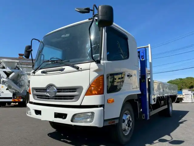 日野 レンジャー 中型/増トン 車両重機運搬 4段クレーン ラジコン の中古トラック【車両No.186821】