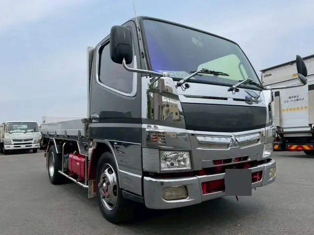 三菱 キャンター 小型 平ボディ アルミブロック カスタム の中古トラック【車両No.186843】