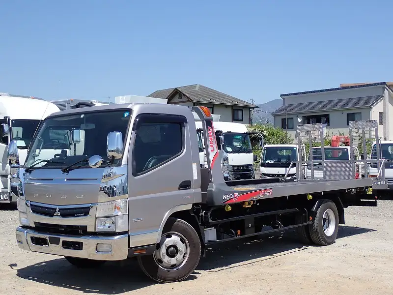 三菱 キャンター 小型 車両重機運搬 ラジコン ウインチ の中古トラック【車両No.187358】