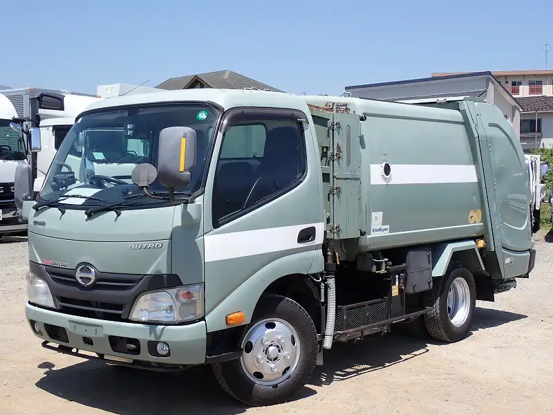 日野 デュトロ 小型 パッカー車 巻き込み式 回転ダンプ式 の中古トラック【車両No.187355】
