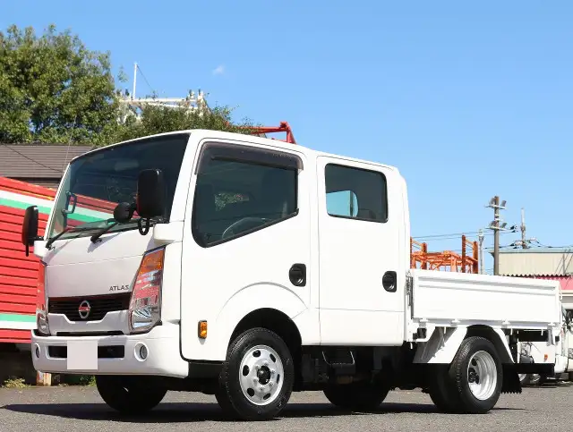 日産 アトラス 小型 平ボディ Wキャブ CBF-SQ2F24 の中古トラック【車両No.187344】