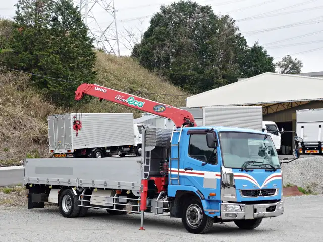 三菱 ファイター 中型/増トン クレーン付 アルミブロック エアサス の中古トラック【車両No.187543】