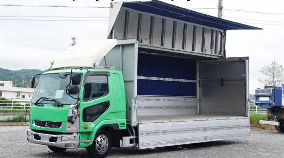 三菱 ファイター 中型/増トン ウイング パワーゲート エアサス の中古トラック【車両No.187548】