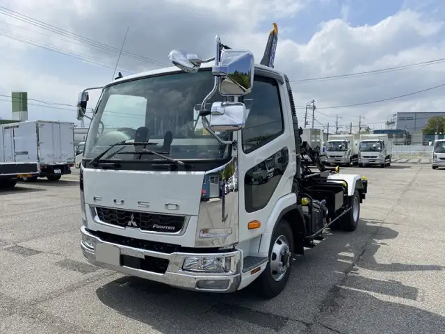 三菱 ファイター 中型/増トン アームロール ツインホイスト 2KG-FK72F の中古トラック【車両No.187463】