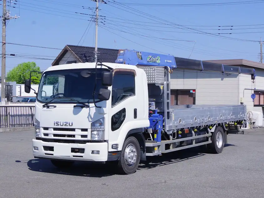 いすゞ フォワード 中型/増トン クレーン付 床鉄板 アルミブロック の中古トラック【車両No.187491】