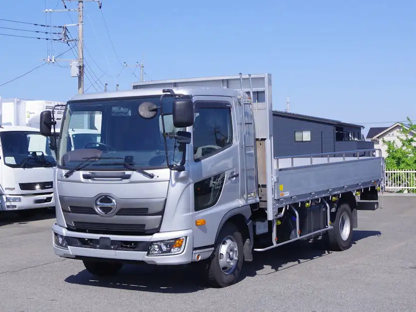 日野 レンジャー 中型/増トン 平ボディ 床鉄板 アルミブロック の中古トラック【車両No.187477】