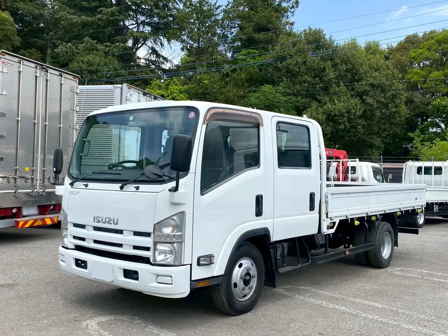 いすゞ エルフ 小型 平ボディ Wキャブ TKG-NPR85AR の中古トラック【車両No.187598】