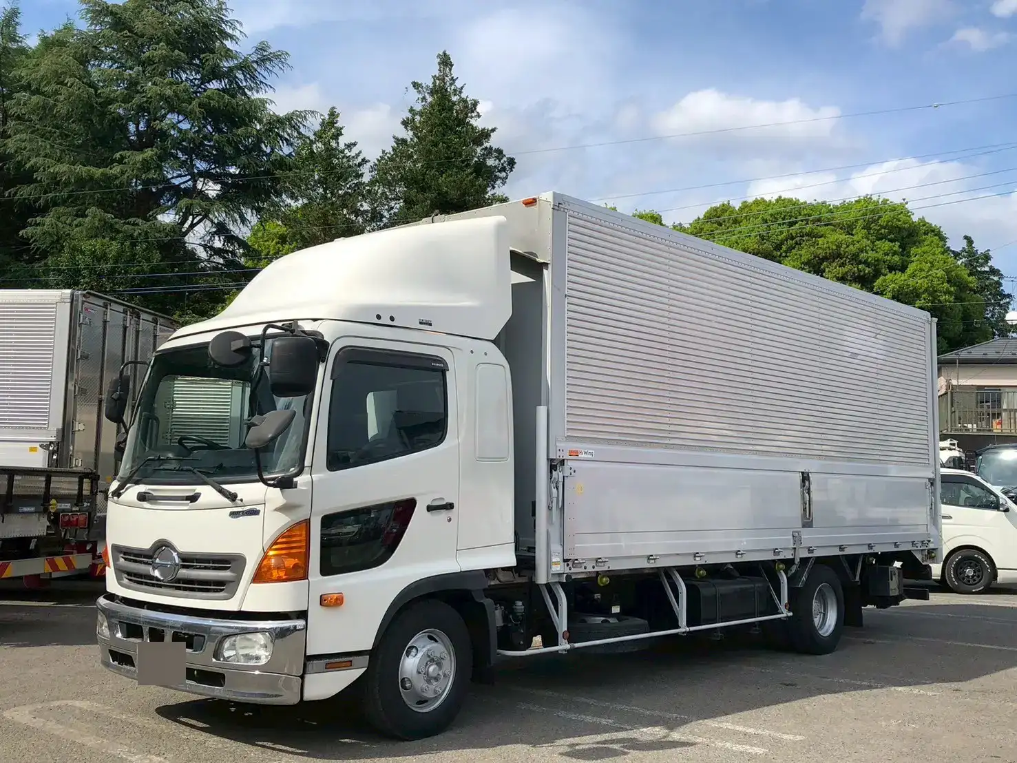 日野 レンジャー 中型/増トン ウイング パワーゲート エアサス の中古トラック【車両No.187572】