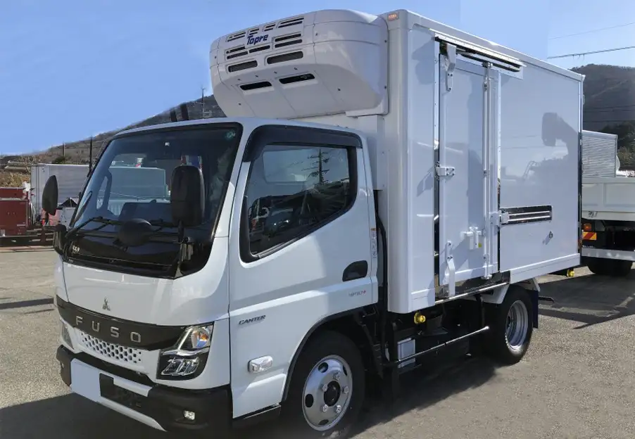 三菱 キャンター 小型 冷凍冷蔵 低温 床ステン の中古トラック【車両No.187746】