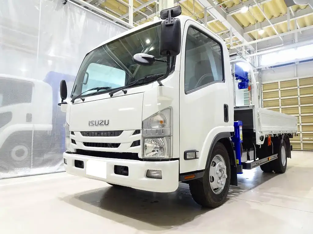いすゞ エルフ 小型 クレーン付 4段 ラジコン の中古トラック【車両No.187655】